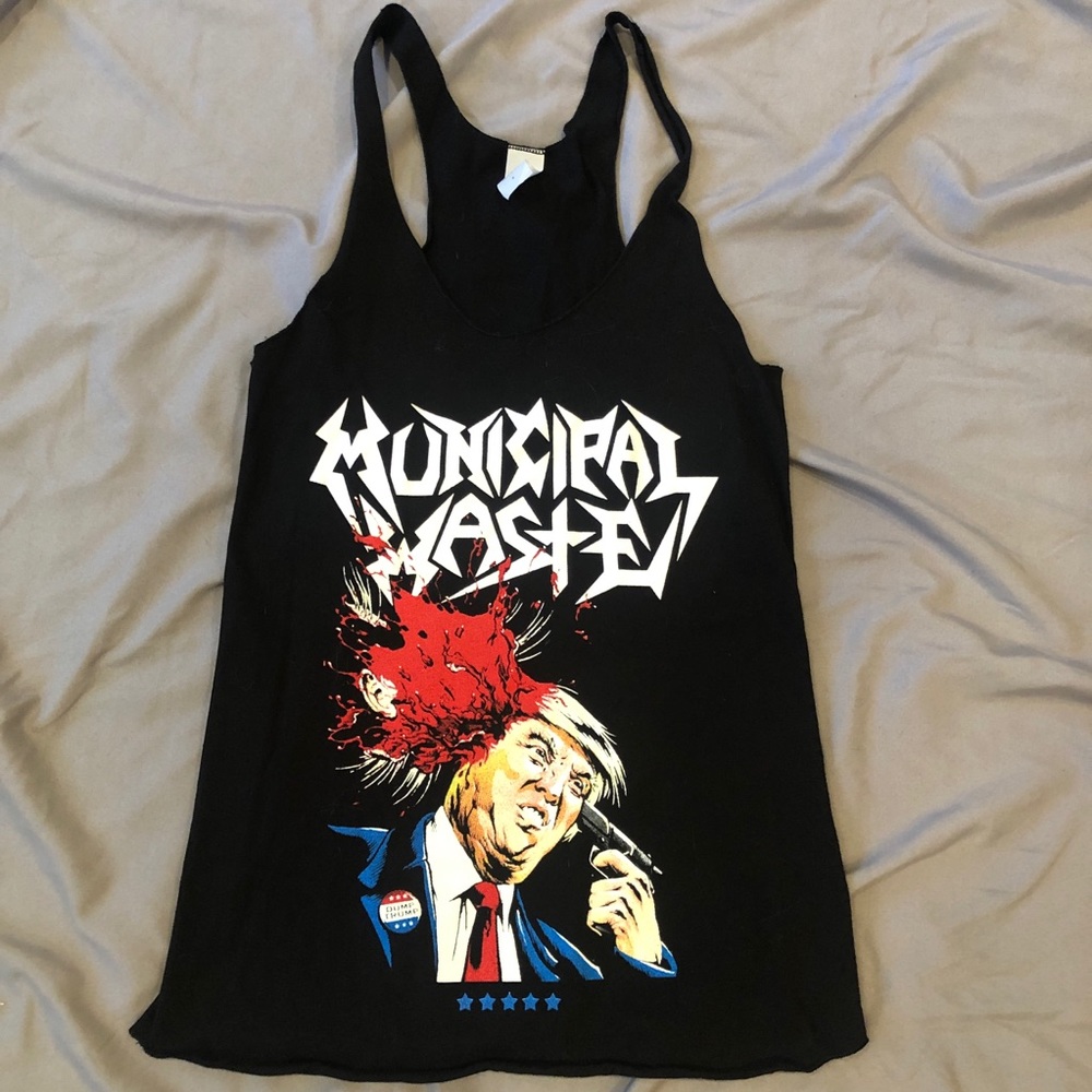 Municipal Waste tank top - AntiTrump